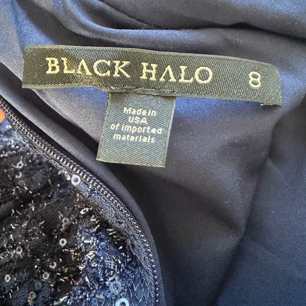 BLACK HALO Santorini Laurel Berman Santorini Mini-dress In Midnight Dress NWOT - Picture 5 of 8